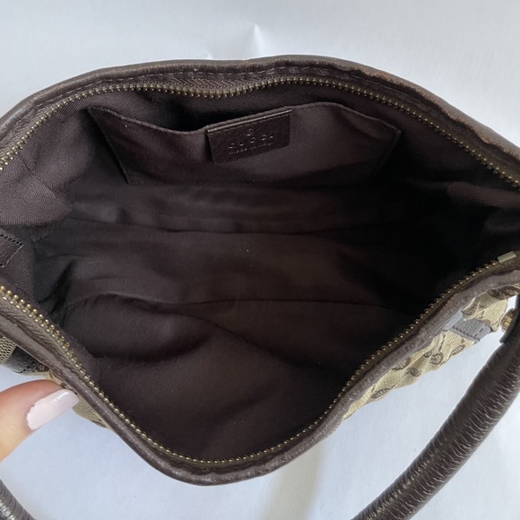SOLD 🥰Gucci GG Canvas Brown Shoulder Bag - Picture 6 of 8